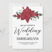 レッドローゼズボホ結婚ズ 招待状 (正面)