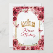 レッドローゼズメキシコプリンセスキニャネラフローラ 招待状 (裏面)