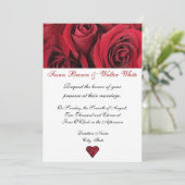 レッドローゼズ結婚式招待状 招待状 (スタンド正面)