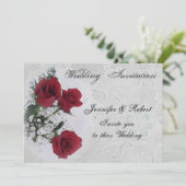 レッドローゼズ結婚式招待状 招待状 (スタンド正面)
