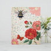 レッドローゼズ&ビーヴィンテージスクラップブック紙 (スタンド正面)