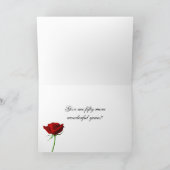 レッドローゼバレンタインカード シーズンカード (内部)