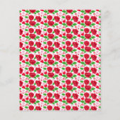 レッドローゼピンクハートハッピーバレンタインデー チラシ (裏面)