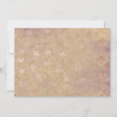 レッドローゼフォールン葉ズワインブライダルシャワー 招待状 (裏面)