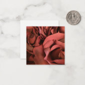 レッドローゼフラットノートカード ノートカード (正面/裏面インサイチュ)