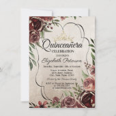 レッドローゼフレームキンセアニラ 招待状 (正面)