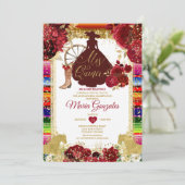 レッドローゼミカラフルクインズ15アノスキンセアニラ 招待状 (スタンド正面)