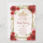 レッドローゼメキシカンガールミカンス招待状 招待状 (正面)