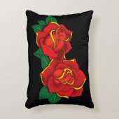 レッドローゼータトゥー アクセントクッション (正面(垂直))