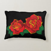 レッドローゼータトゥー アクセントクッション (裏面)