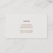 レッドロータスフラワーヘルス&ウェルネスエレガントフローラ 名刺 (裏面)