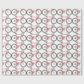 レッドロードバイク ラッピングペーパー (フラット)