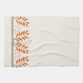 レッドローワンベリー離れ&金ゴールドアイボリー キッチンタオル (横)