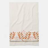 レッドローワンベリー離れ&金ゴールドアイボリー キッチンタオル (縦)
