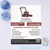 レッドローンモーア、芝生サー気にビス チラシ (シングル)