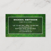 レッドローンモーワーガーデニングサービス草刈り 名刺 (裏面)