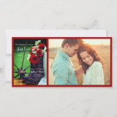 レッドロ素朴ーズカウボーイブーツウェスタン結婚ズ セーブザデート (正面)