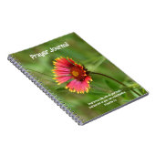 レッドワイルドフラワーバイブル祈りの言葉ジャーナル ノートブック (右側)