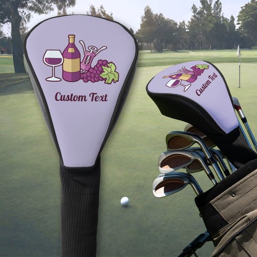 レッドワインゴルフヘッドカバー ゴルフヘッドカバー