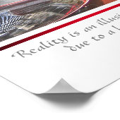 レッドワインプリント ポスター (角)