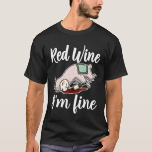 レッドワインラマワイナリーテイスティングアイディア Tシャツ