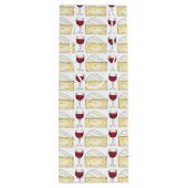 レッドワインワイングラスとブリーチーズ抱き枕 ワインギフトバッグ (裏面)