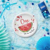 レッドワンインアメロンバースデーパーティー紙プレート ペーパープレート (パーティー)