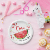 レッドワンインアメロンバースデーパーティー紙プレート ペーパープレート (パーティー)