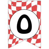 レッドワンハッピードクリスマス1st誕生日デコル バンティングフラッグ (第2の旗)