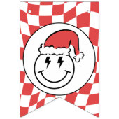 レッドワンハッピードクリスマス1st誕生日デコル バンティングフラッグ (第1の旗)