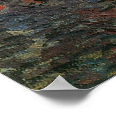 レッドヴィネヤードバイビンセント・ヴァンゴッホヴィンテージファインアート ポスター (角)