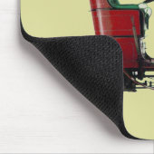 レッドヴィンテージクラシックカー車の、クリーム マウスパッド (コーナー)