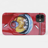 レッドヴィンテージスズ玩具レーシングカー Case-Mate iPhoneケース (裏面(横))