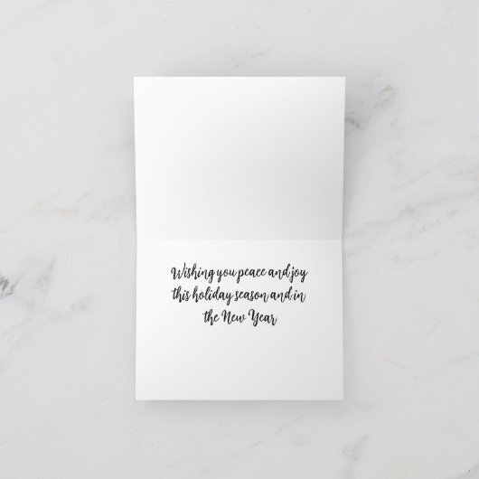 レッドヴィンテージトラックとツリーカスタム シーズンカード (内部)