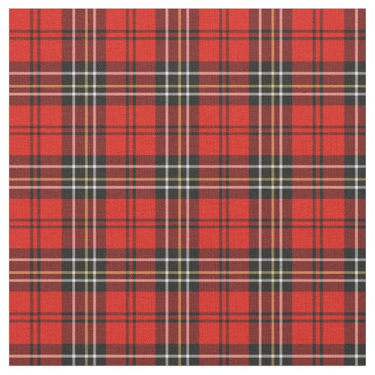 レッドヴィンテージプレイド ファブリック (クローズアップ)