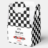 レッドヴィンテージレースカーボーイバースデーパーティー フェイバーボックス (オープン)