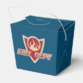 レッドヴィンテージ消防車/消防車 フェイバーボックス (裏面サイド)