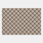 レッド伝統的白黒タウペベージュプライド ラッピングペーパーシート (正面3)