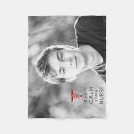 レッド保カドゥセウスCalm私はナース フリースブランケット