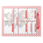 レッド博士格言看護 – 病態生理学テンプレート ノートパッド (正面)