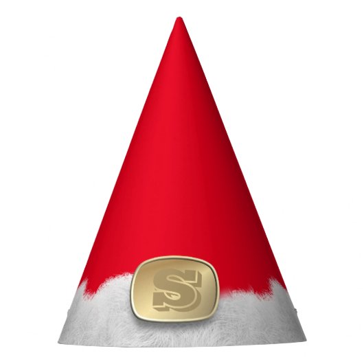 レッド小妖精や小人クリスマスホリデーサンタパーティーハット パーティーハット (正面)