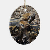 レッド川のブタのオーナメント セラミックオーナメント (右)