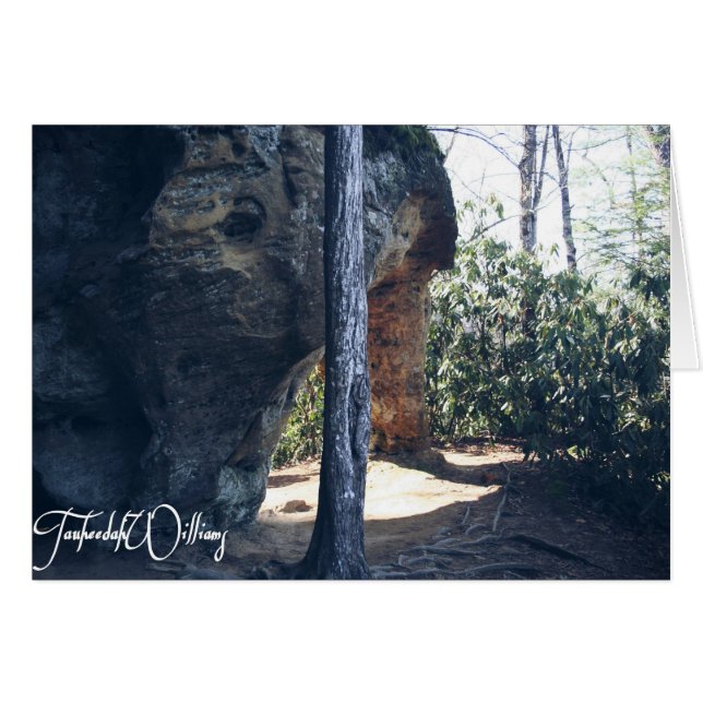 レッド川の峡谷、KY -天使の窓ライトノート (正面横)