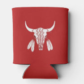 レッド幽霊ダンスバッファローは両面冷却可能 缶クーラー (裏面)