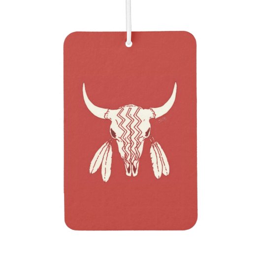 レッド幽霊ダンスバッファローカーエアコン カーエアーフレッシュナー (正面)