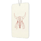 レッド幽霊ダンスバッファローラインホワイトエアーフレッシュナー カーエアーフレッシュナー (左)