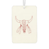 レッド幽霊ダンスバッファローラインホワイトエアーフレッシュナー カーエアーフレッシュナー (裏面)