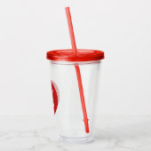 レッド幽霊ダンスバッファローレッドアクリルタンブラー アクリルタンブラー (左)