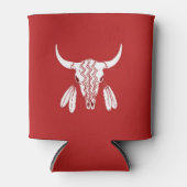 レッド幽霊ダンスバッファロー缶クーラー 缶クーラー (正面)