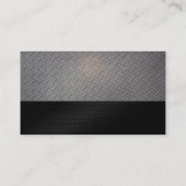 レッド建築ダンプトラック 名刺 (裏面)